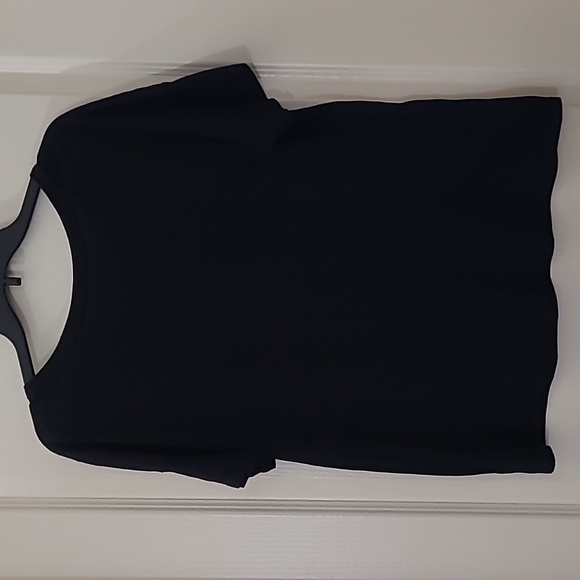 CITY STREETS Women's Black Hot Pink Kiss Print Tee Size L - Picture 2 of 7